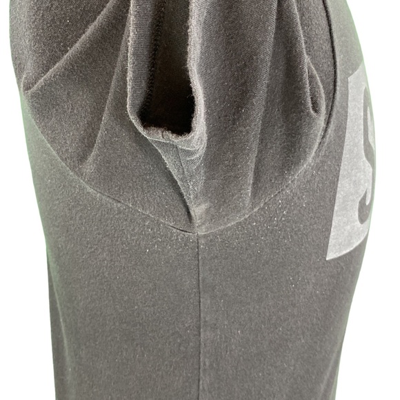 Nike Athletic Cut Black Swoosh Graphic Tee - Picture 6 of 15